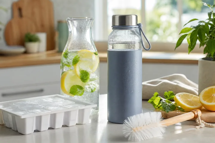 Borraccia, acqua aromatizzata e ghiaccio: gli errori igienici più comuni
