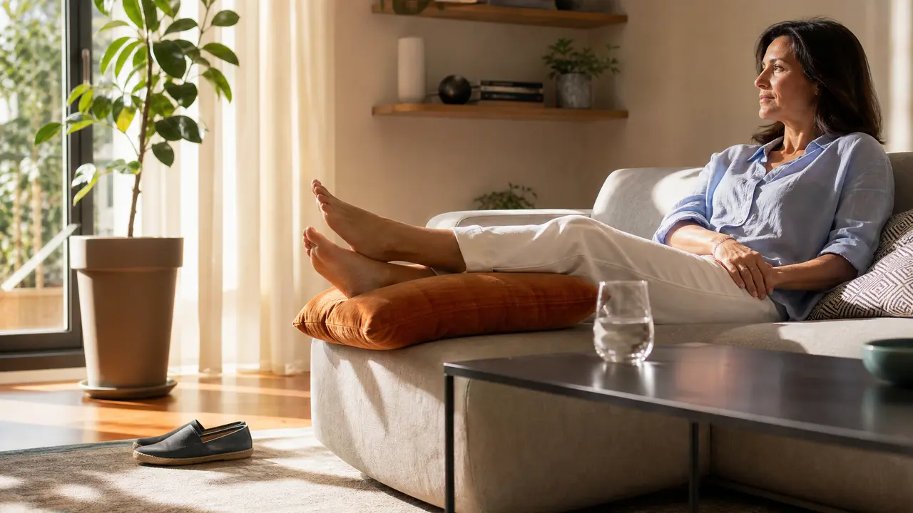Muoversi spesso, bere bene e far riposare le gambe aiuta contro la pesantezza da caldo