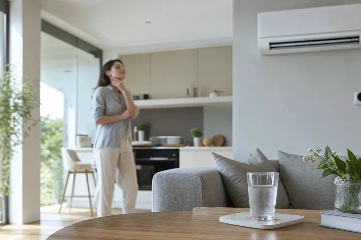 Aria condizionata e gola secca: 7 errori da evitare in casa e ufficio