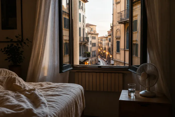 Finestre aperte e rumore estivo: come dormire senza isolarsi dal mondo
