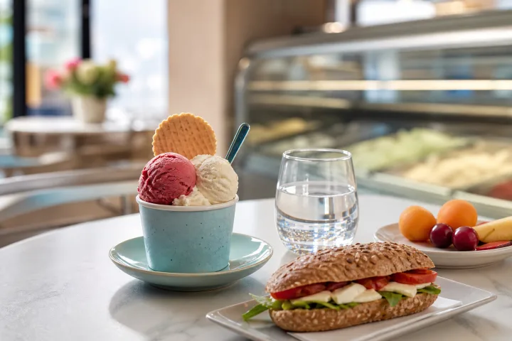 Gelato a pranzo: 4 regole per inserirlo senza farne l'unico pasto