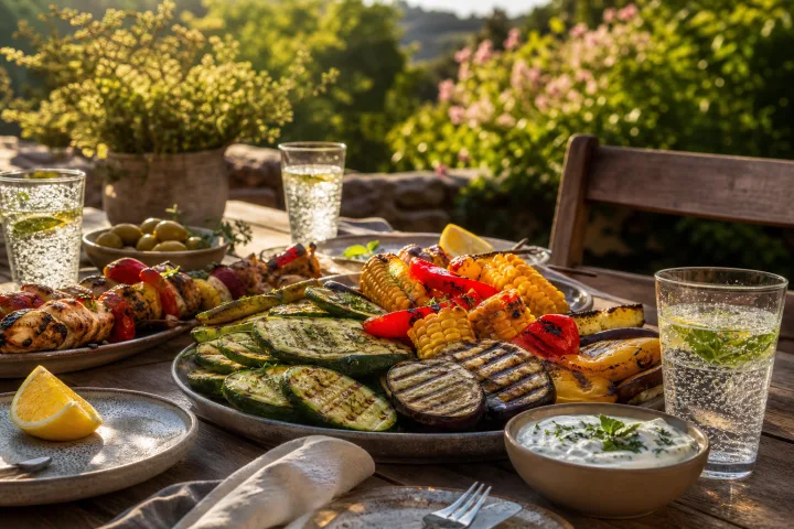 Grigliata leggera: 7 scelte tra verdure, salse e porzioni