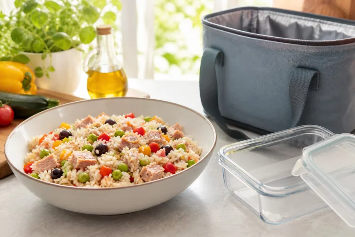 Insalata di riso sicura: frigo, raffreddamento e condimenti senza errori