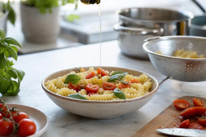 Pasta fredda sicura: come raffreddarla e condirla senza effetto colloso