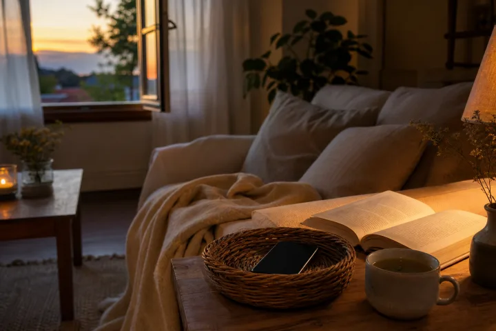 Serata senza schermo: 9 idee per staccare dal telefono prima di dormire