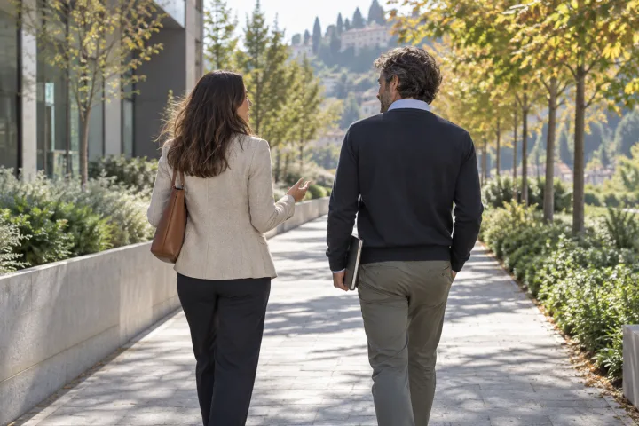 Walking meeting: come trasformare 20 minuti di riunione in movimento
